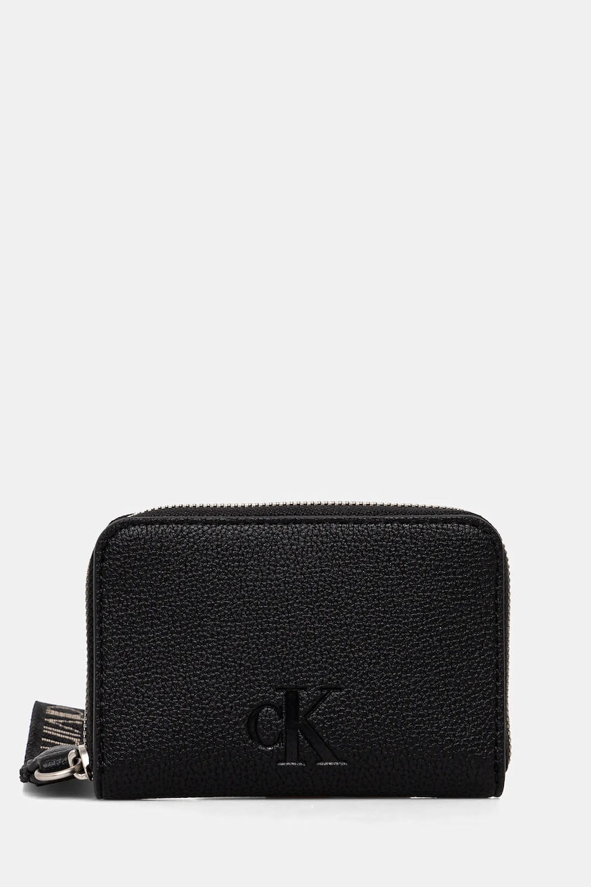 Πορτοφόλι Calvin Klein Jeans χρώμα: μαύρο, LV04K1024G