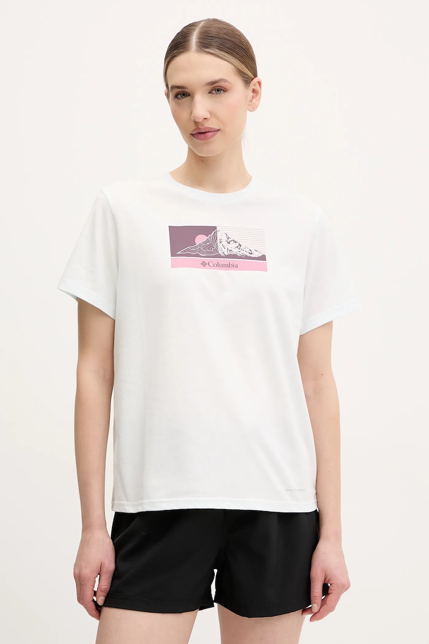 Μπλουζάκι Columbia Delta Drift χρώμα: μπλε, 2120121