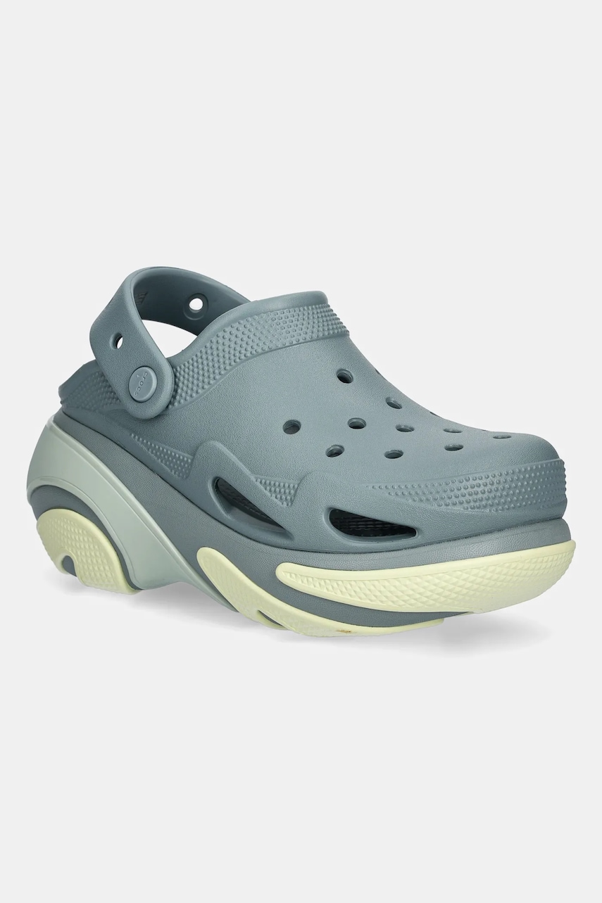 Παντόφλες Crocs Bubble Crush Clog χρώμα: πράσινο, 210061.3YO