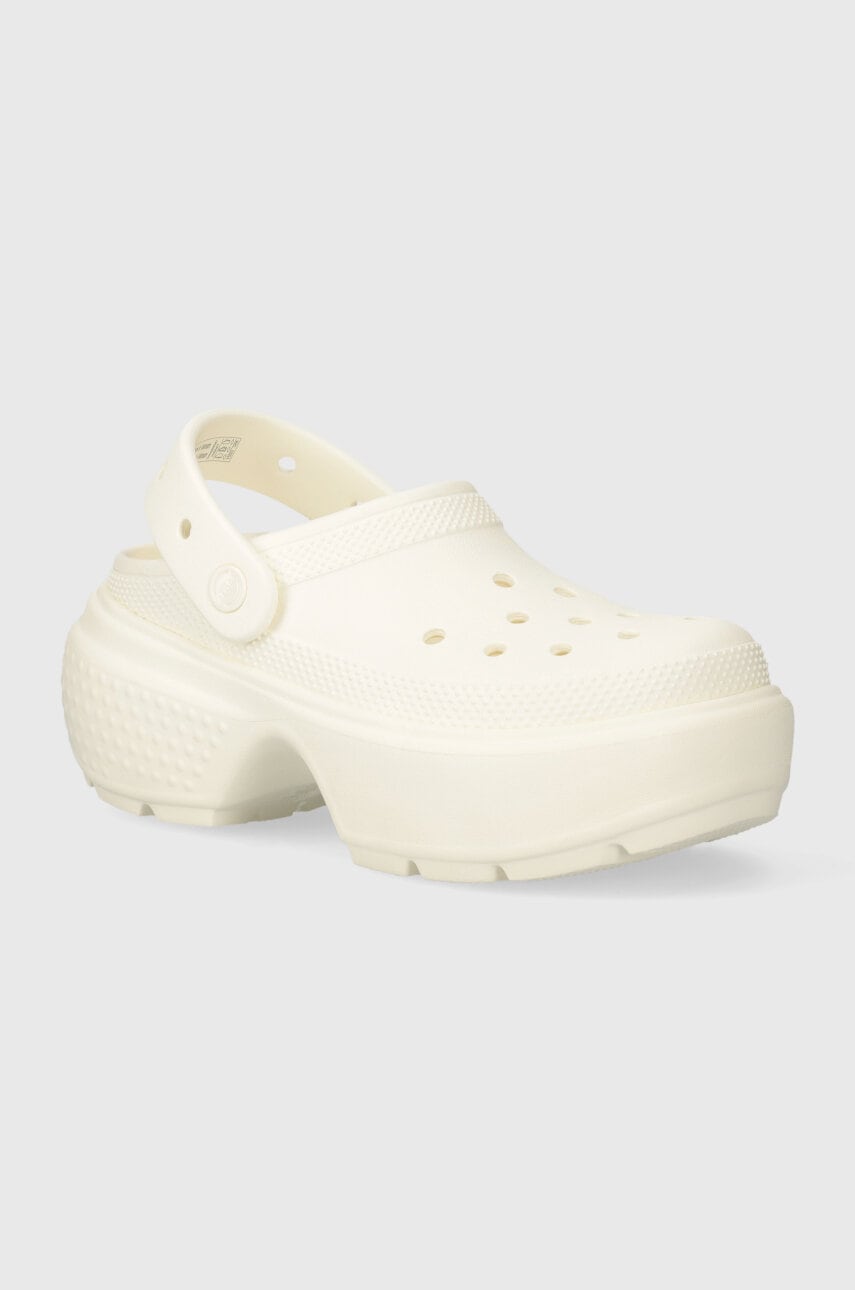 Παντόφλες Crocs Stomp Slide Stomp Slide χρώμα: μπεζ, 209347.0WV 209347