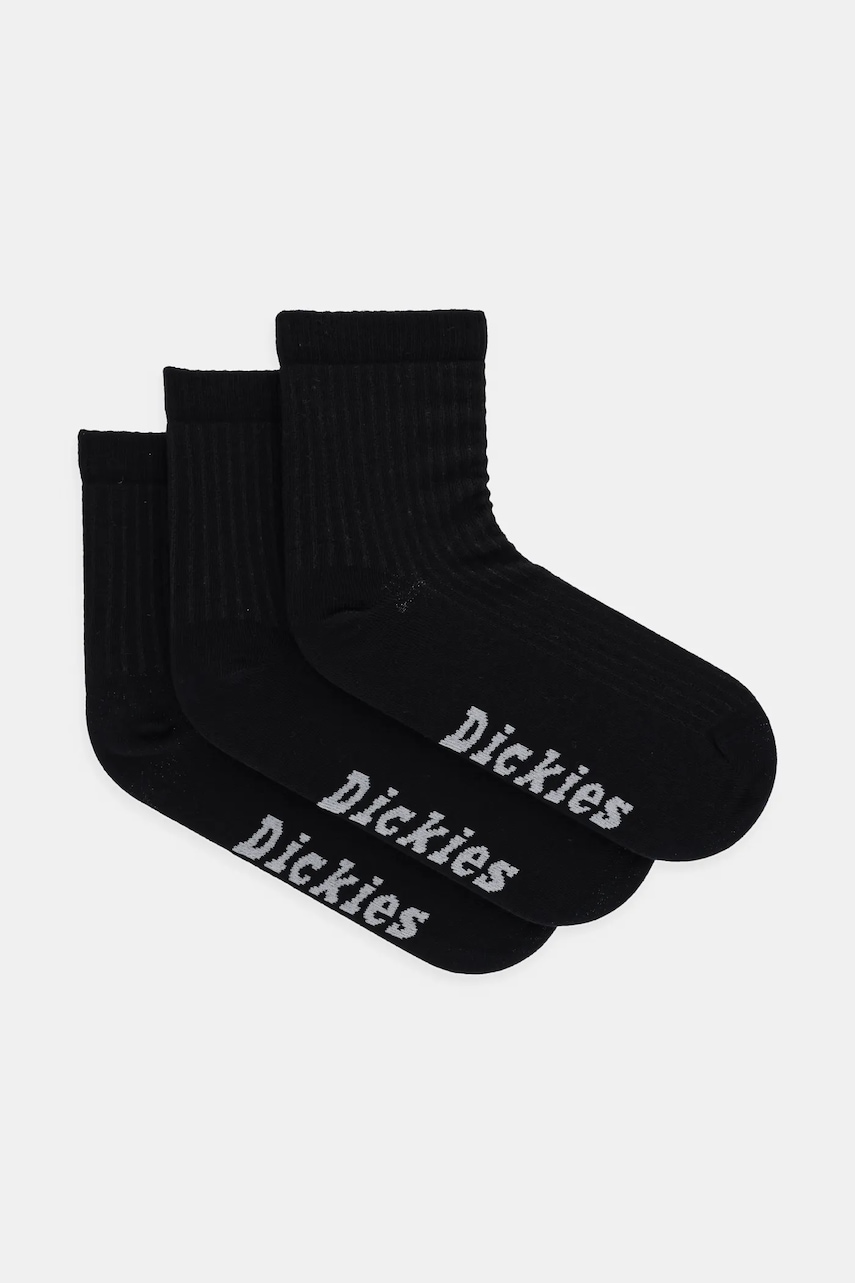 Κάλτσες Dickies 3-pack χρώμα: μαύρο, DK0A4Z8DBLK1