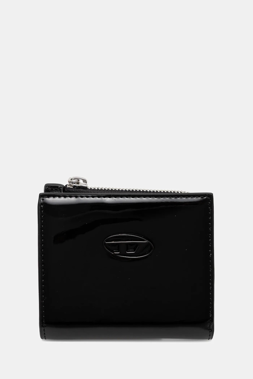 Πορτοφόλι Diesel PLAY PLAY BI FOLD ZIP L χρώμα: μαύρο, X10433.P6255