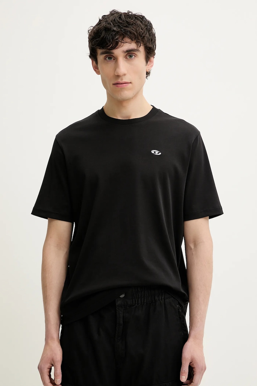 Μπλουζάκι Diesel T-ADJUST-DOVAL-PJ T-SHIRT χρώμα: μαύρο, A15056.0AIJU