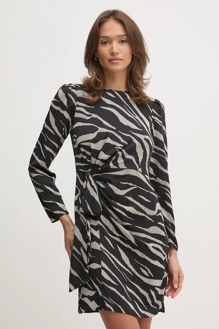 Φόρεμα Dkny χρώμα: μαύρο, DD4J6D35