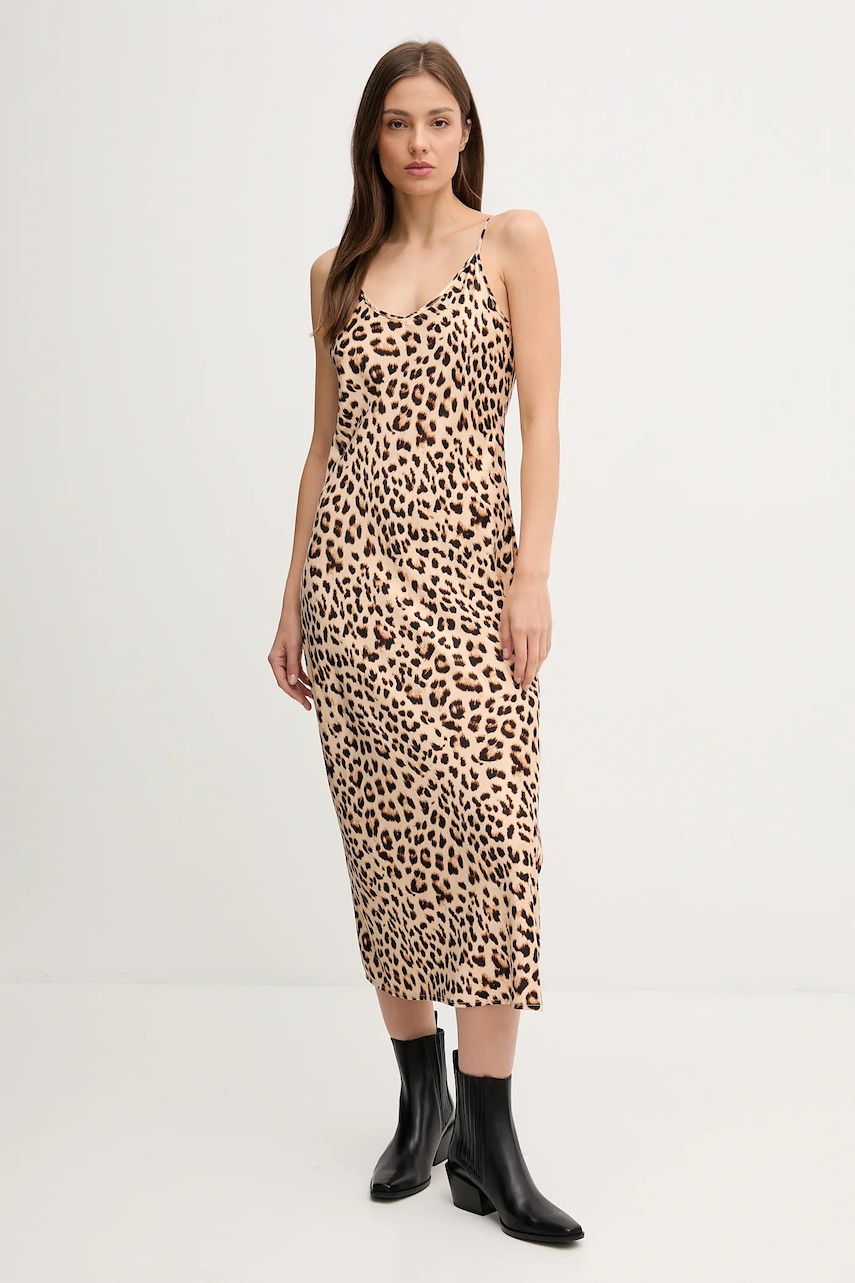 Φόρεμα Dkny χρώμα: μαύρο, DJ5D9053