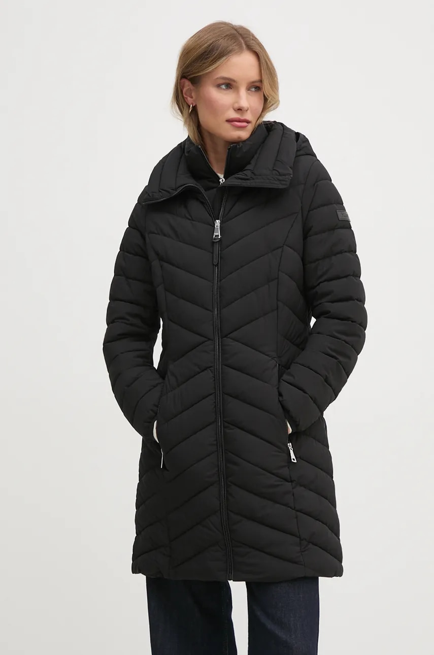 Μπουφάν Dkny χρώμα: μαύρο, DLEMPN46