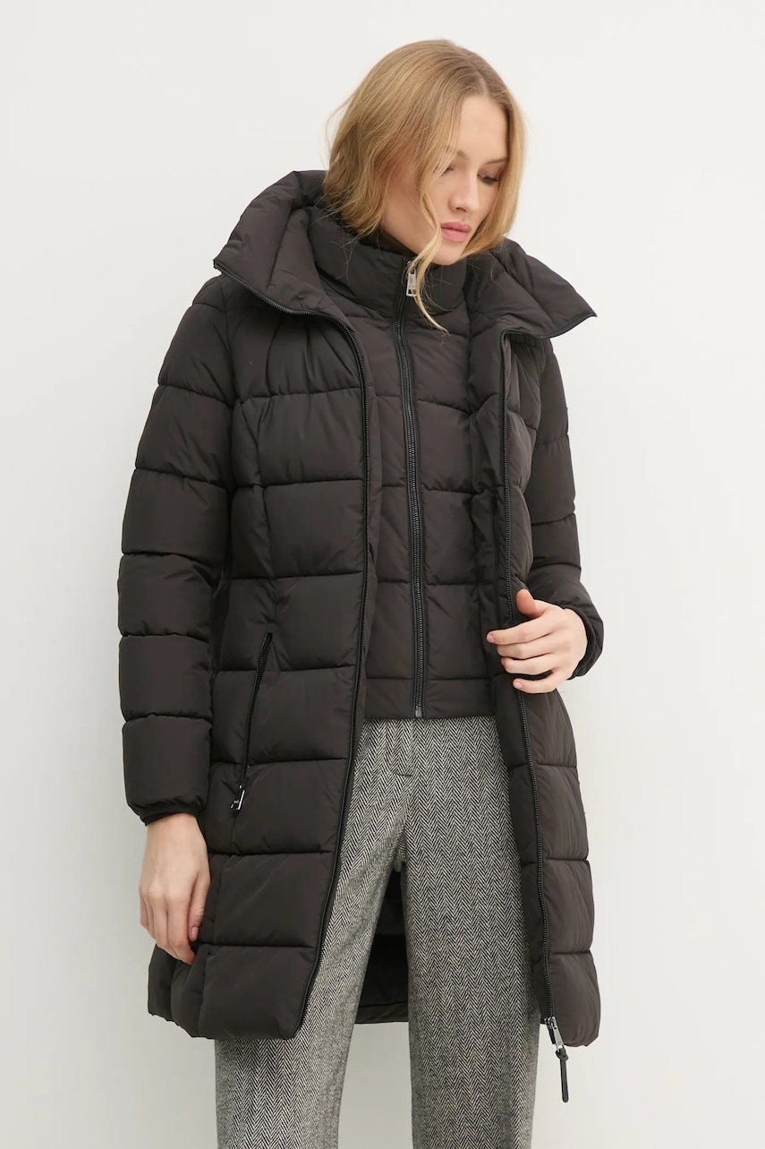 Μπουφάν Dkny χρώμα: μαύρο, DLEMPU97