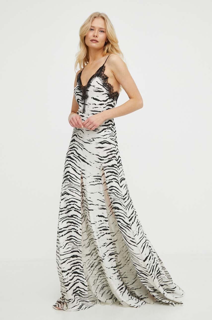 Φόρεμα Elisabetta Franchi χρώμα: μαύρο, AB66042E2