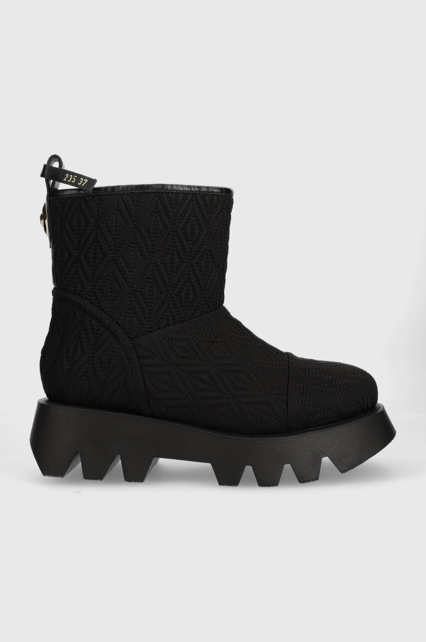 Μποτάκια Elisabetta Franchi χρώμα: μαύρο, SA40B36E2 F3SA40B36E2