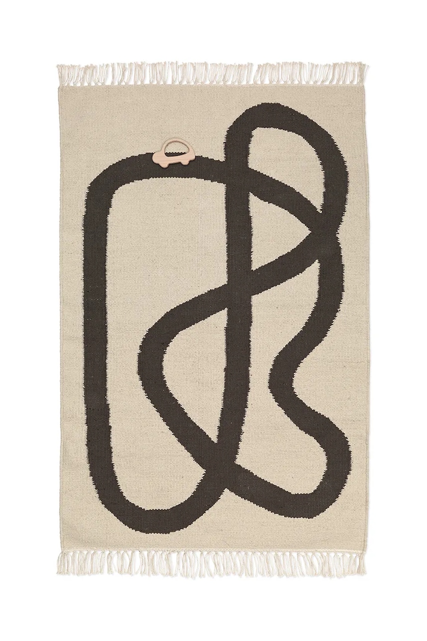 Βαμβακερό χαλί ferm LIVING Lane χρώμα: πολύχρωμο