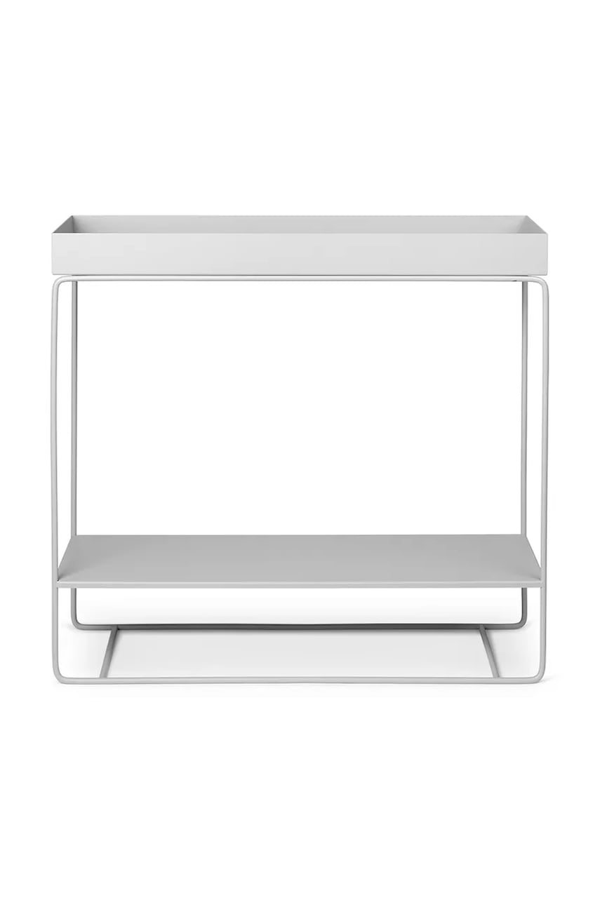 Γλάστρα με βάση ferm LIVING Plant Box Two-Tier 80 x 75 cm χρώμα: γκρι