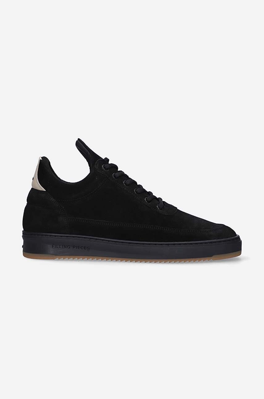 Σουέτ αθλητικά παπούτσια Filling Pieces χρώμα μαύρο