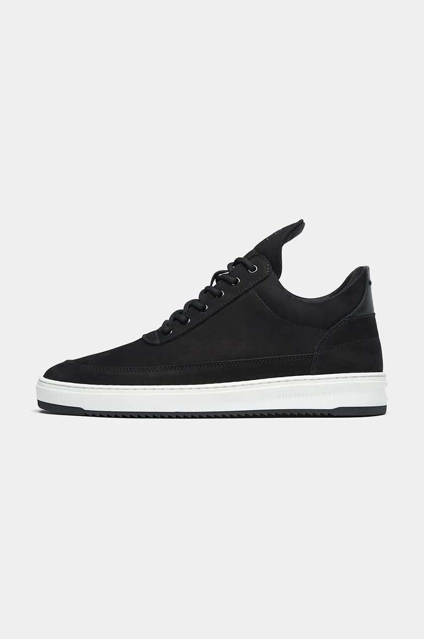 Σουέτ αθλητικά παπούτσια Filling Pieces Low Top Base χρώμα: μαύρο, 10120591861