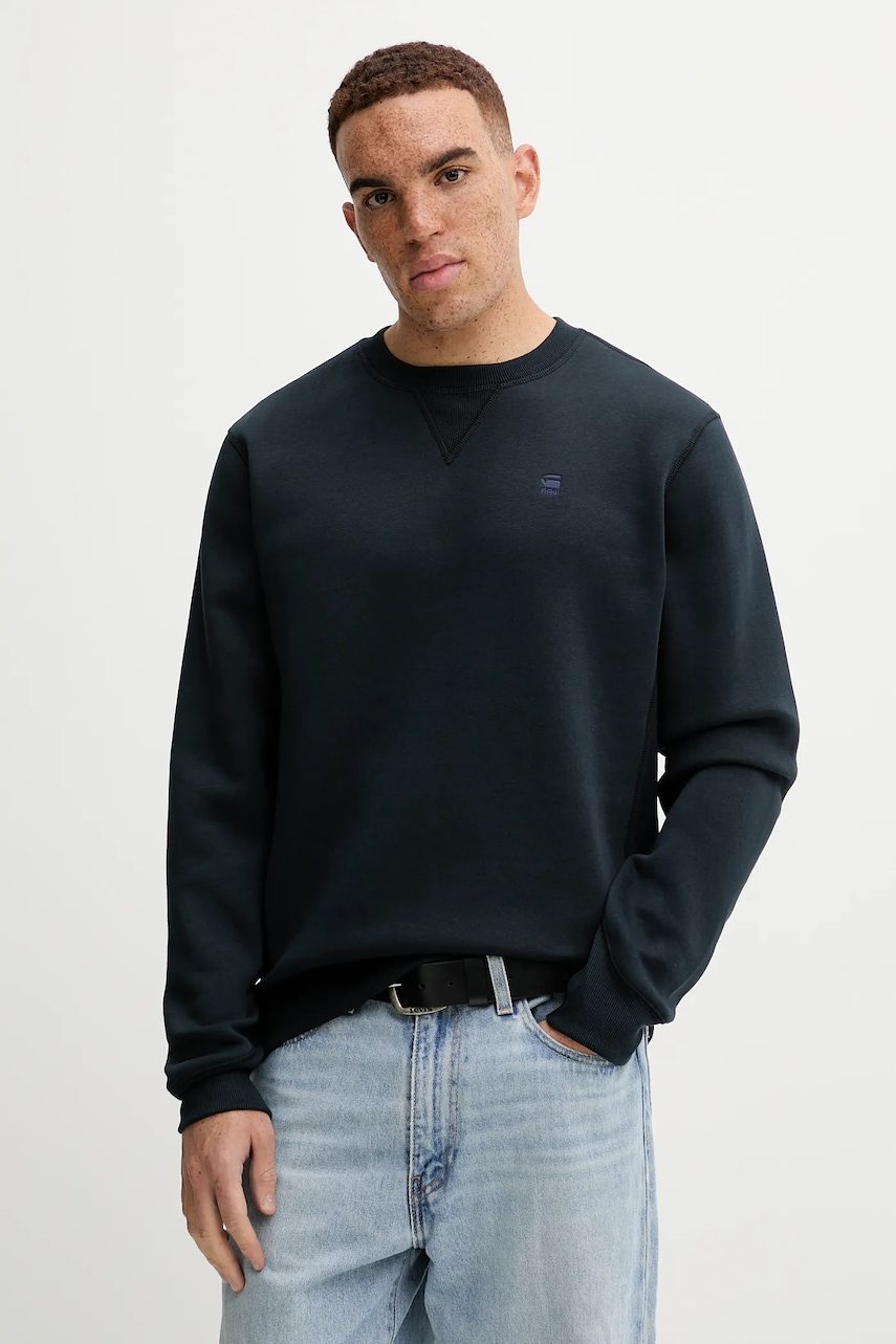 Μπλούζα G-Star Raw χρώμα: ναυτικό μπλε