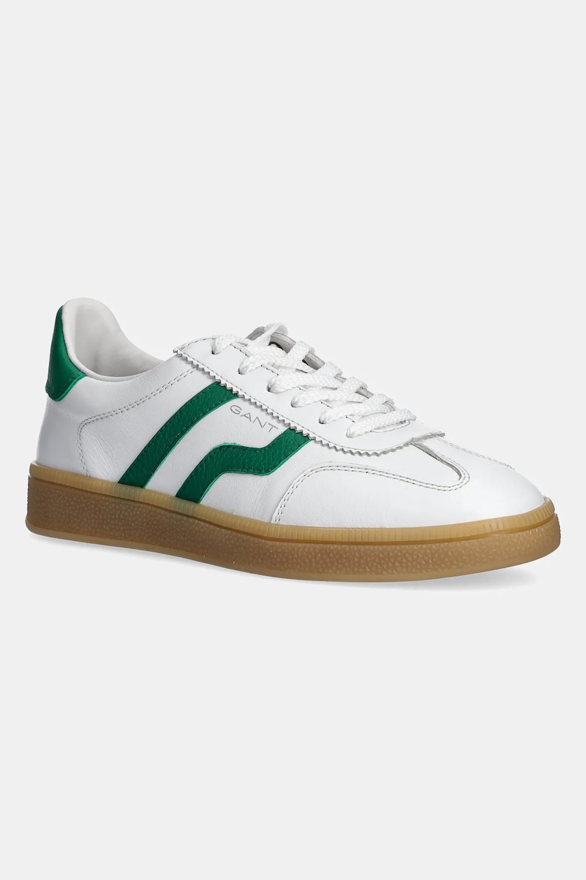 Δερμάτινα αθλητικά παπούτσια Gant Cuzima χρώμα: άσπρο, 30534810.G908