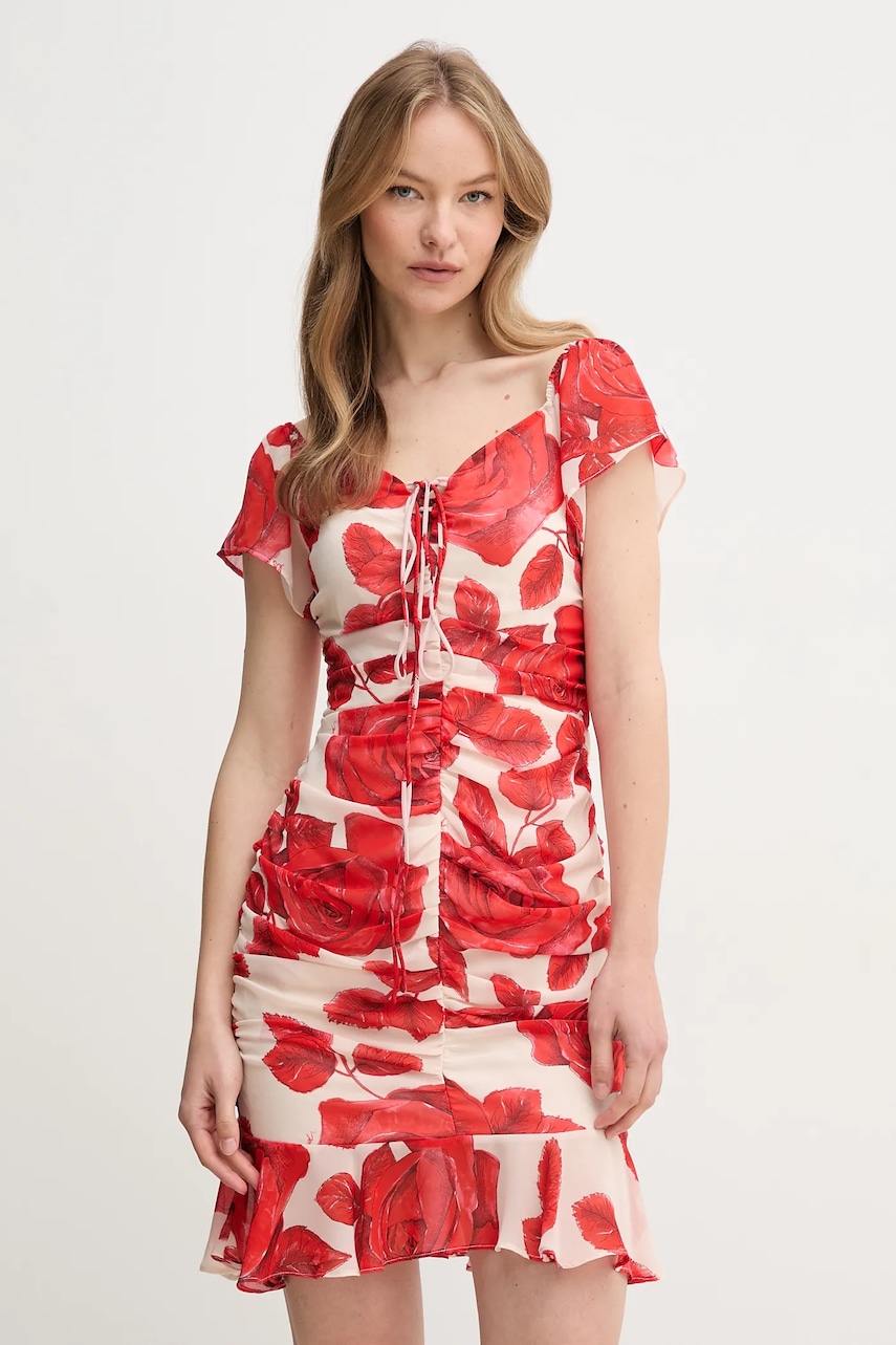 Φόρεμα Gaudi χρώμα: μπεζ, 511FD15012