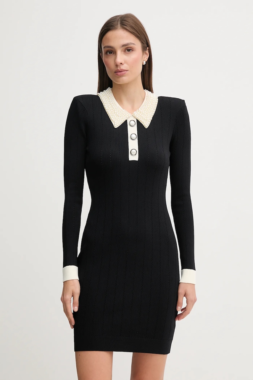 Φόρεμα Gaudi χρώμα: μαύρο, 521FD13007