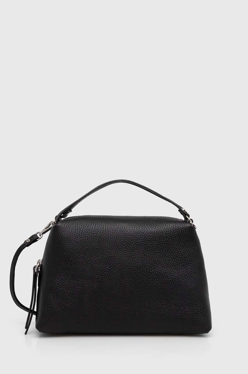 Δερμάτινη τσάντα Gianni Chiarini χρώμα: μαύρο, BS 8148/COMM GRN