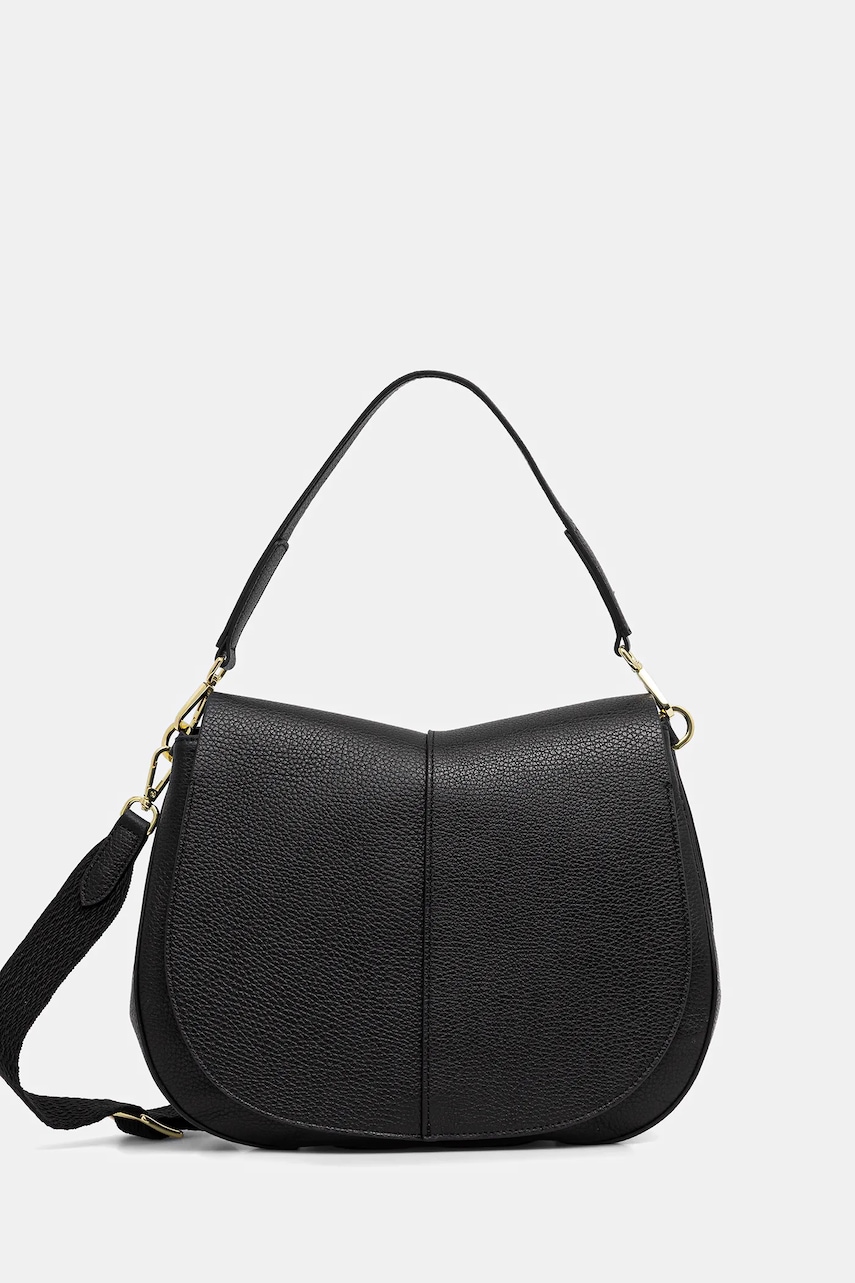 Δερμάτινη τσάντα Gianni Chiarini HELENA ROUND χρώμα: μπεζ, BS 6037/COMM GRN-NA