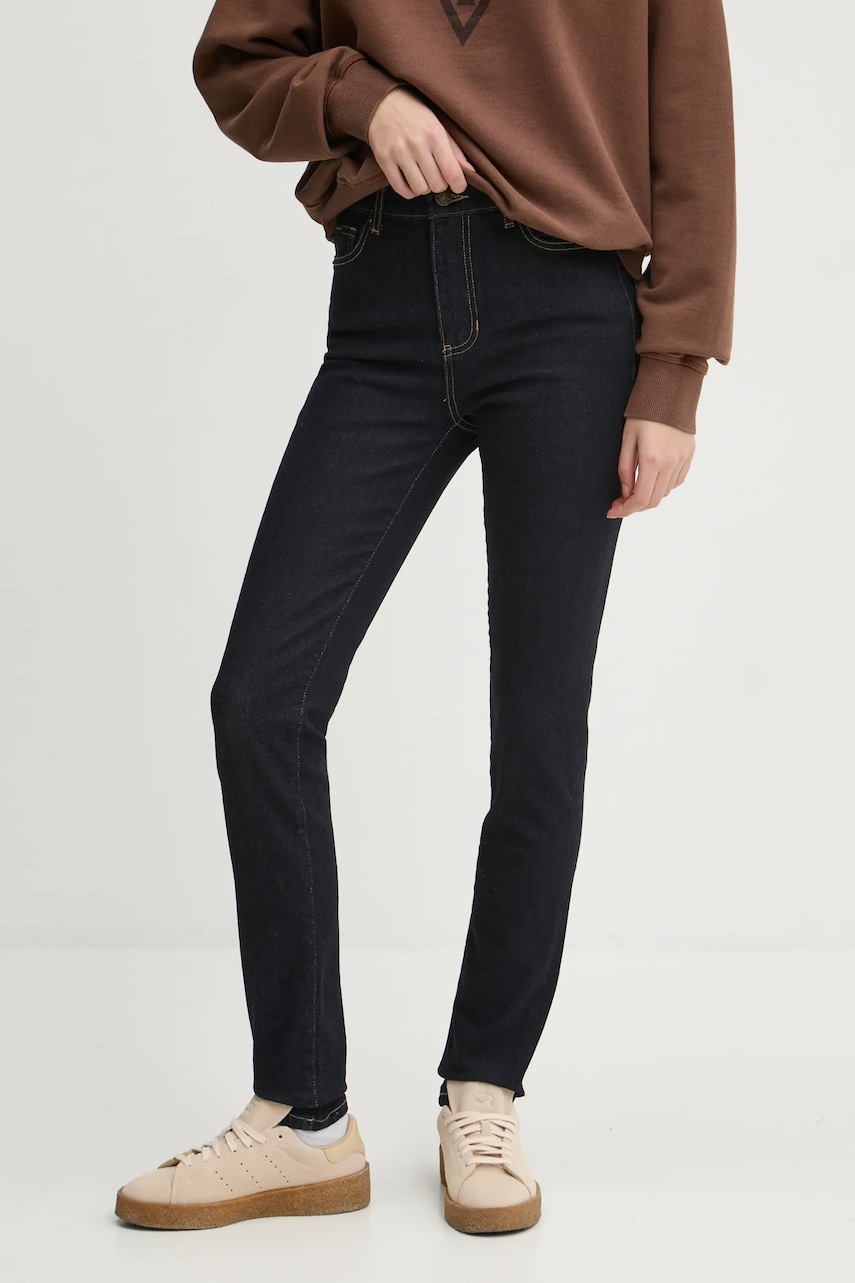 Τζιν παντελόνι Guess Jeans χρώμα: ναυτικό μπλε, W4BA92 D5CB4