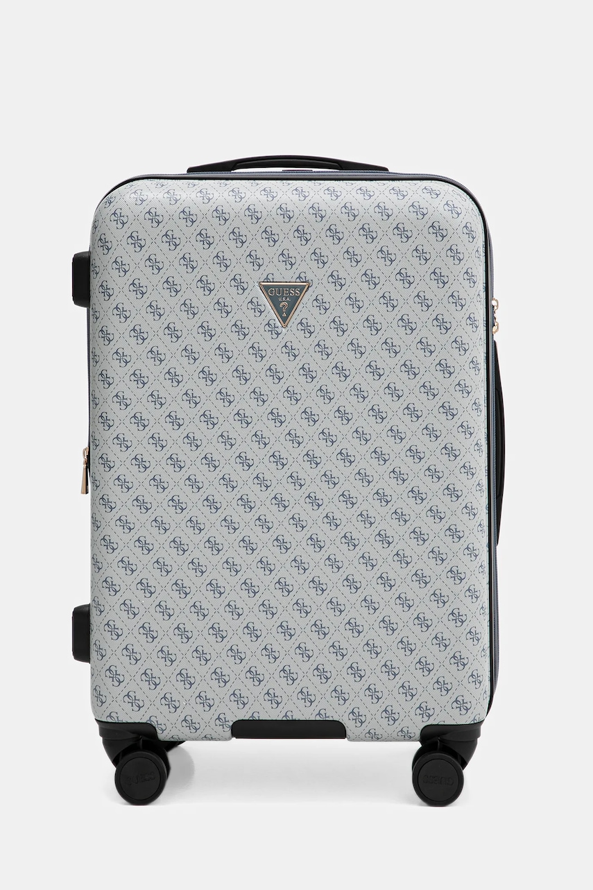 Βαλίτσα Guess JESCO χρώμα: μπεζ, TWHB83 89982