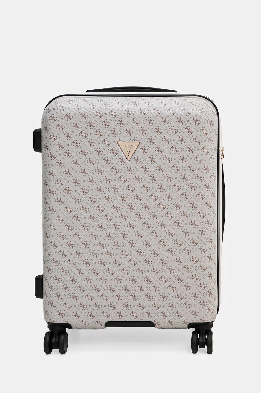 Βαλίτσα Guess JESCO χρώμα: μπεζ, TWHB83 89982