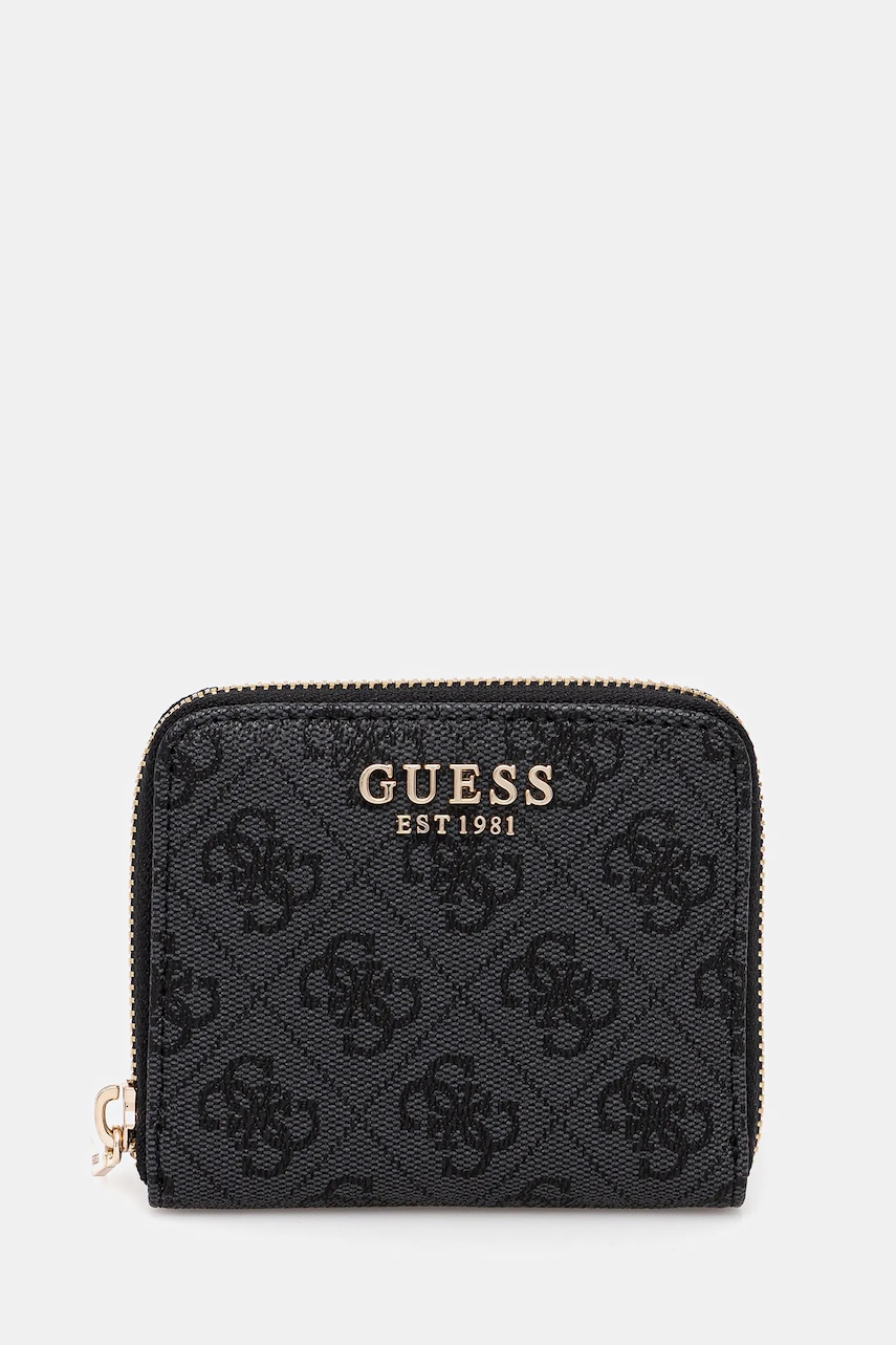 Πορτοφόλι Guess LAUREL χρώμα: γκρι, SWSG74 59137