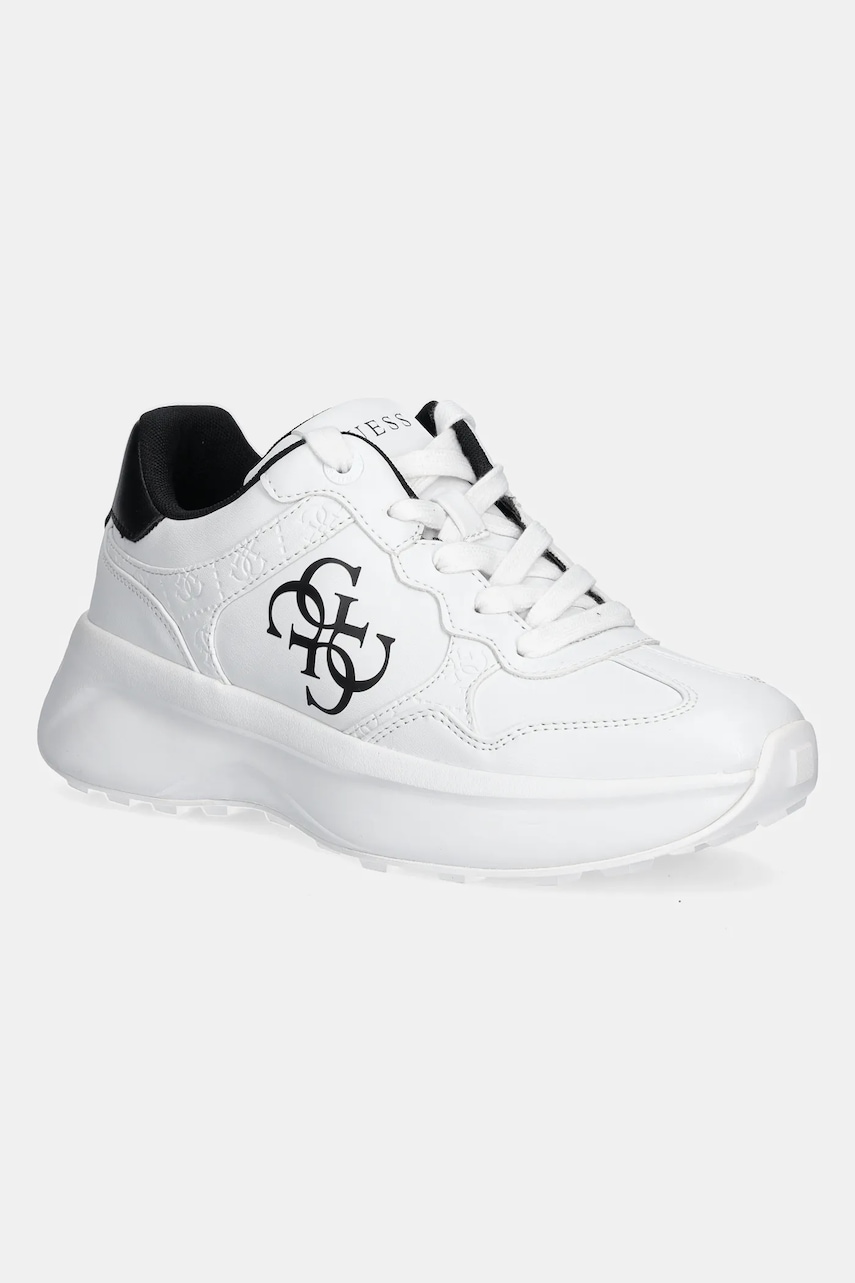Αθλητικά Guess LUCKEI χρώμα: άσπρο, FLPLUC ELE12
