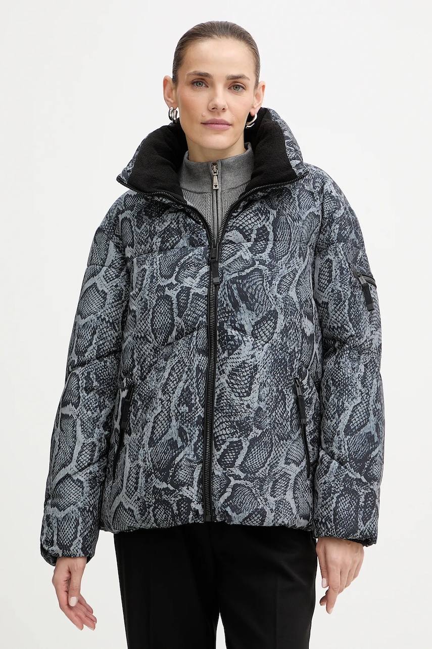 Μπουφάν Guess MARTINA χρώμα: γκρι, W5BL47 W3702