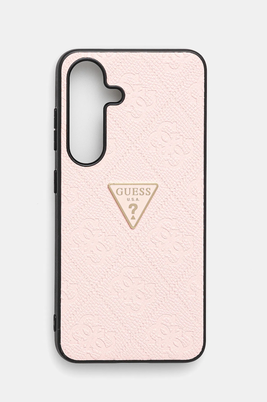 Θήκη κινητού Guess Samsung Galaxy S25 χρώμα: ροζ, GUHCS25SPGP4STRP