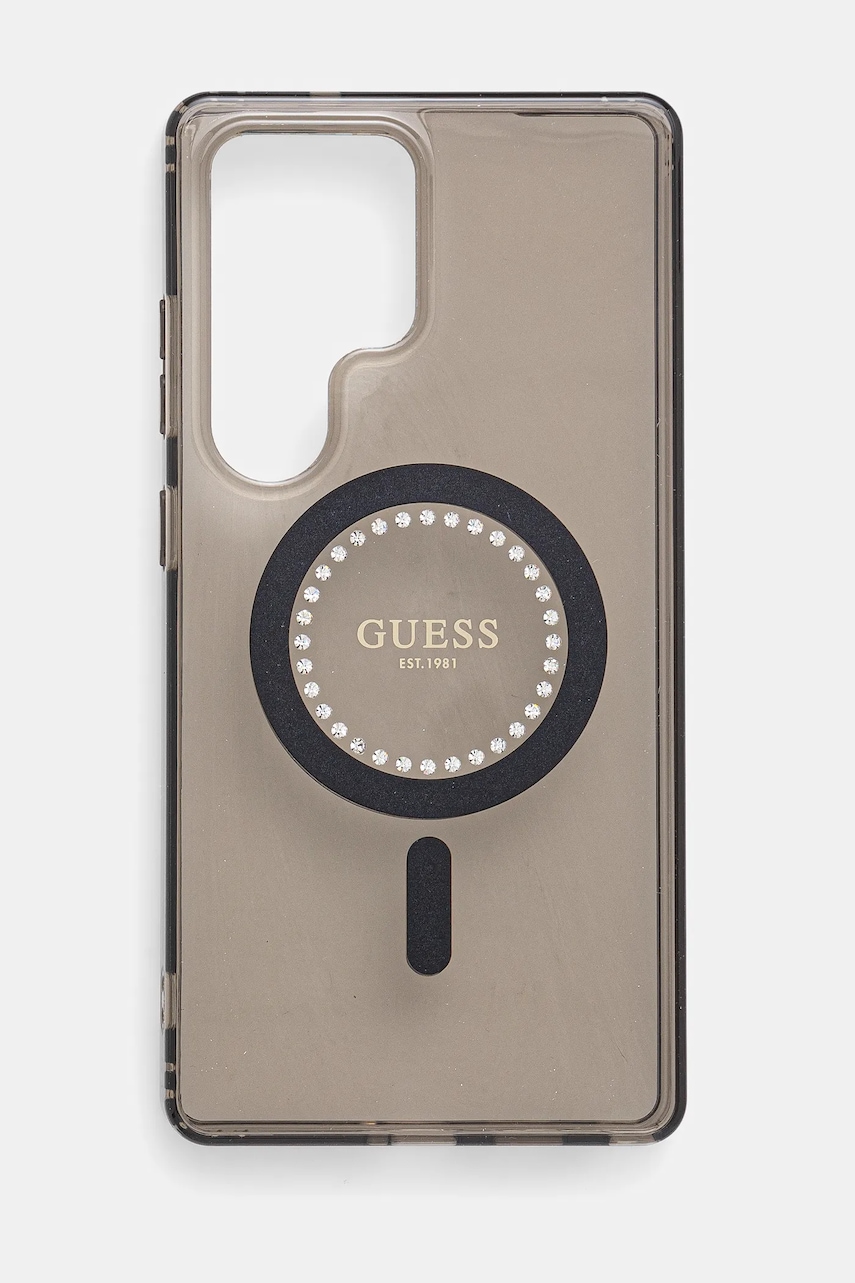 Θήκη κινητού Guess Samsung Galaxy S25 Ultra χρώμα: μαύρο, GUHMS25LPFTDTEK