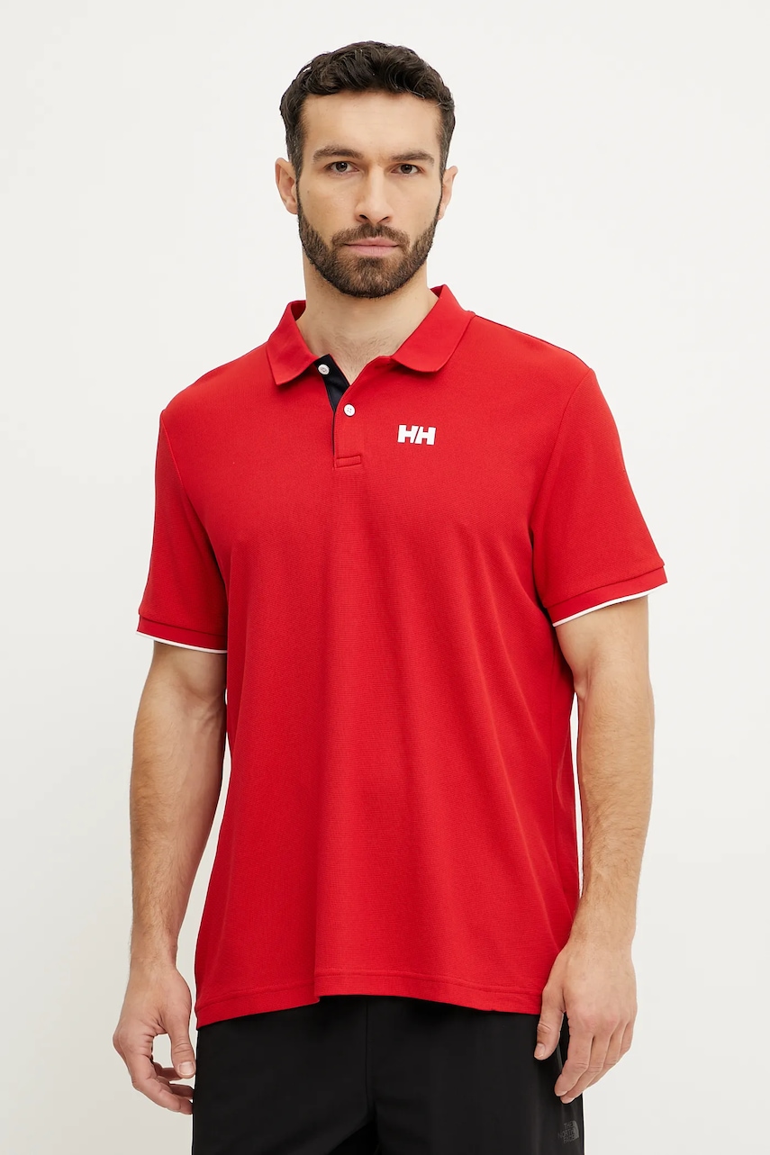Πόλο Helly Hansen OCEAN χρώμα: κόκκινο, 34367