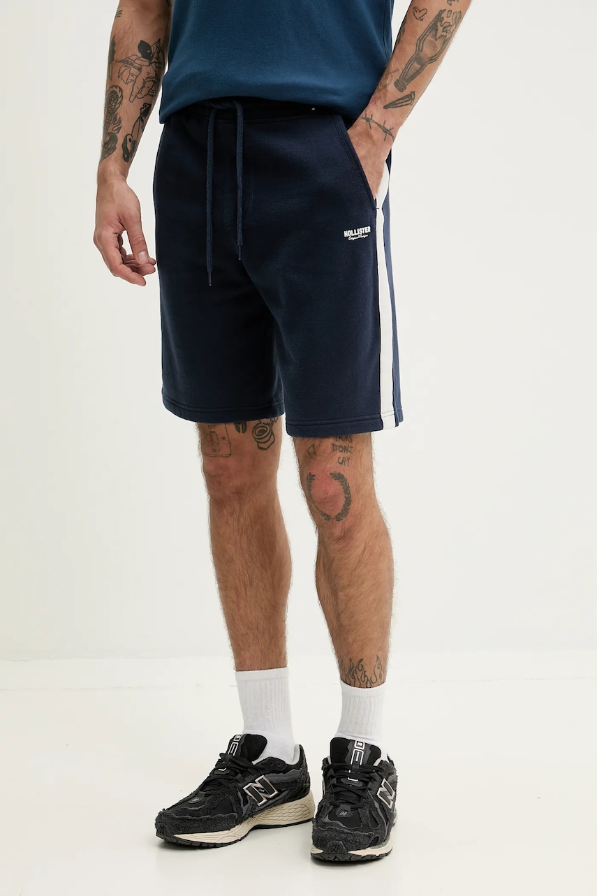 Σορτς Hollister Co. χρώμα: ναυτικό μπλε, KI328-5012