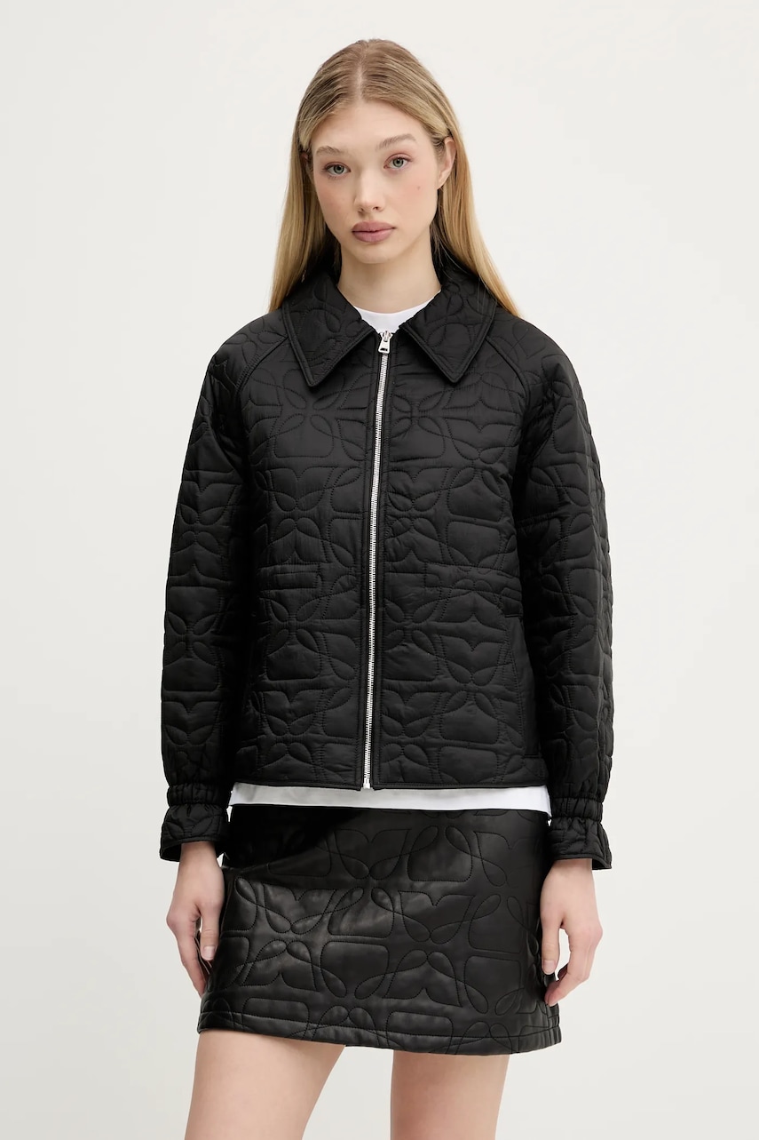 Μπουφάν HUGO χρώμα: μαύρο, 50540256