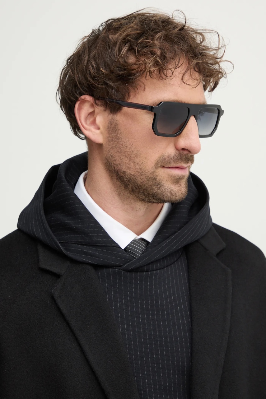 Γυαλιά ηλίου HUGO χρώμα: μαύρο, HG 1312/S