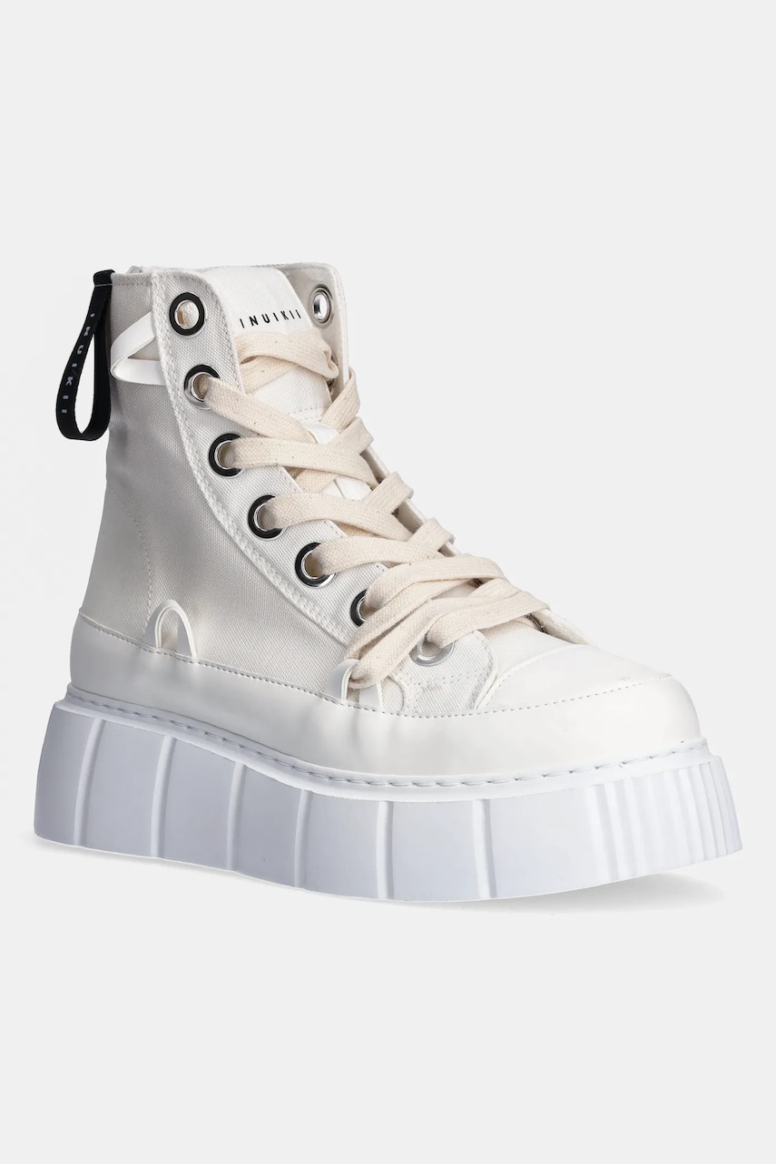 Πάνινα παπούτσια Inuikii Matilda Canvas High χρώμα: άσπρο, 1001.002.0012.100 / 30103-025