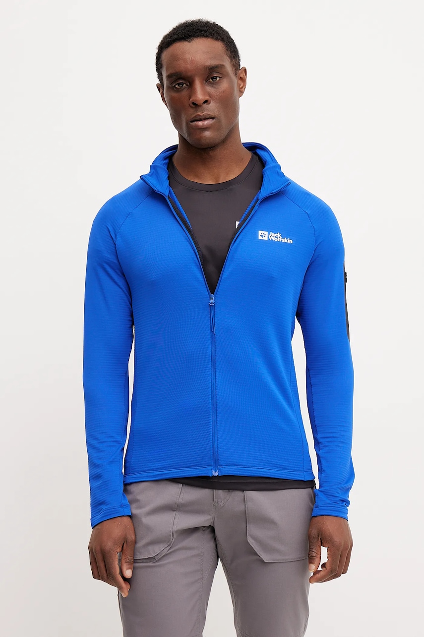 Αθλητική μπλούζα Jack Wolfskin Prelight χρώμα: μοβ, A63789