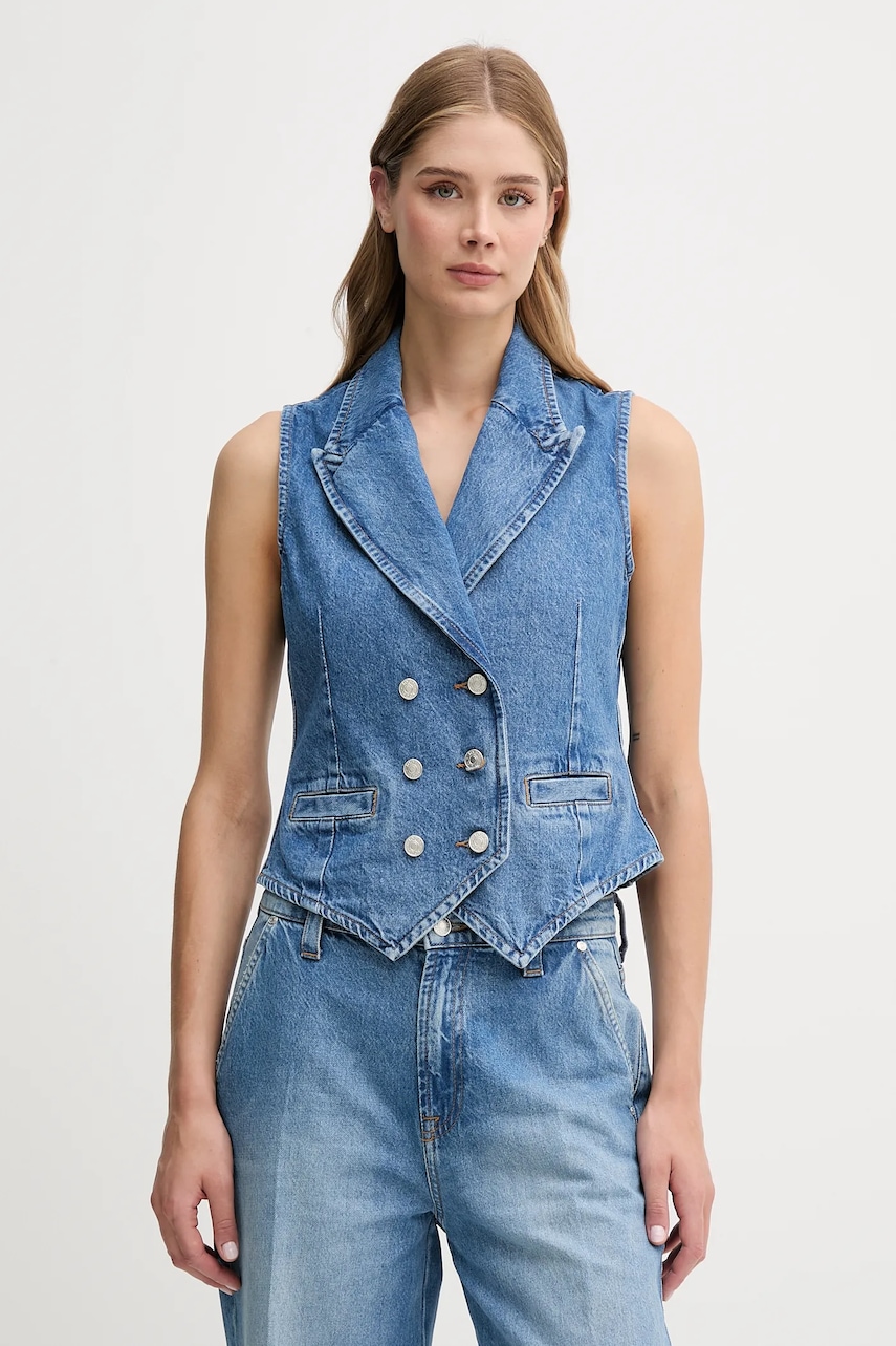 Γιλέκο τζιν Joop! χρώμα: μπλε, 30047819