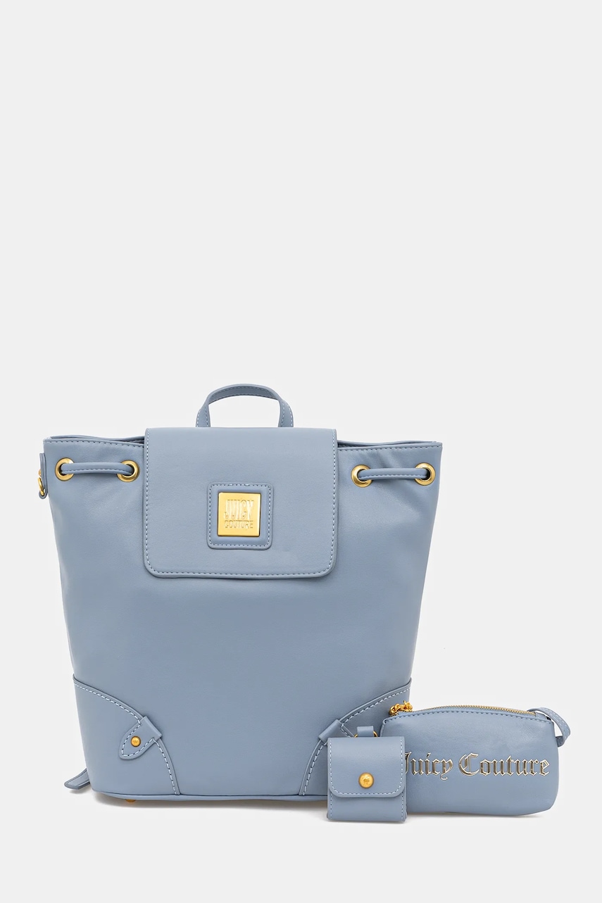 Σακίδιο πλάτης Juicy Couture POPPY χρώμα: μπλε, BEJYF8790WVP