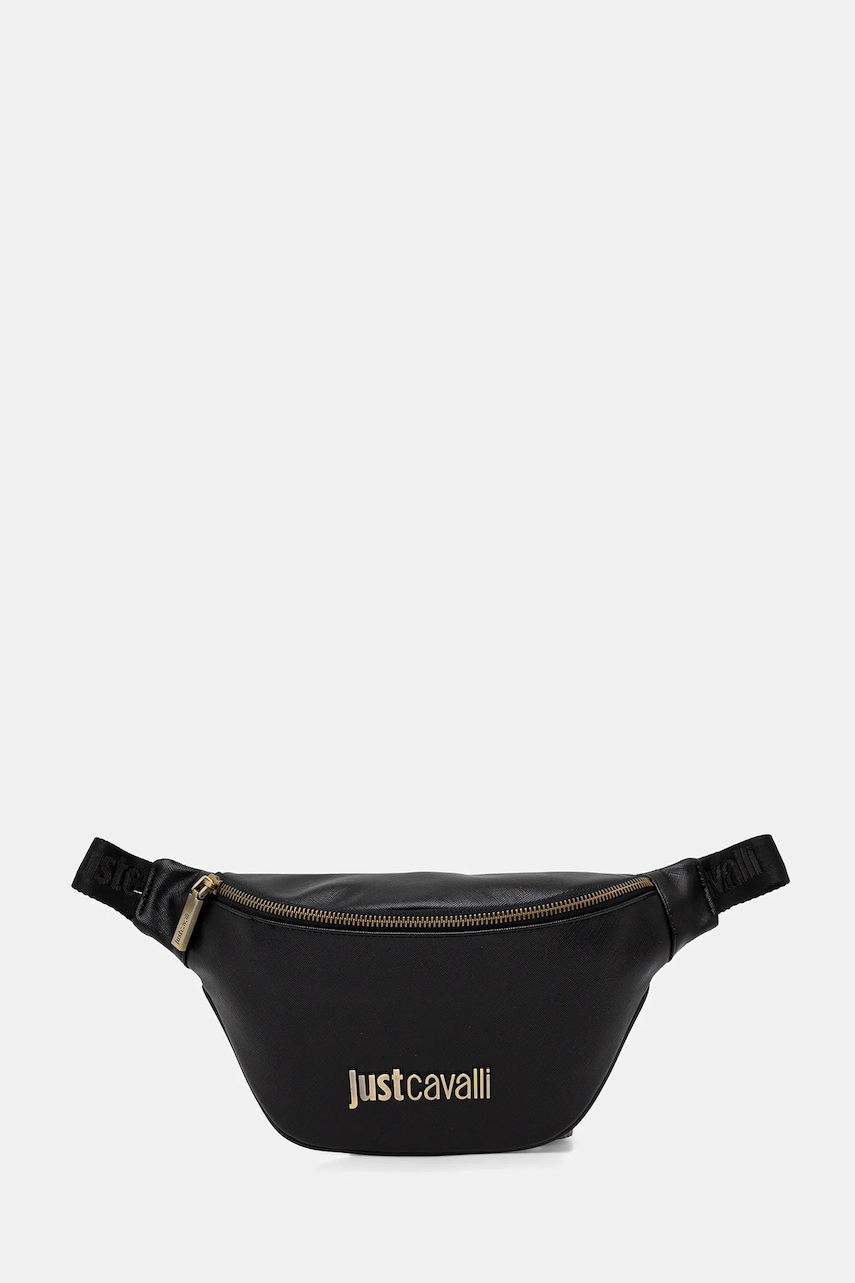 Τσάντα φάκελος Just Cavalli χρώμα: μαύρο, 79QA4B31 ZSB85