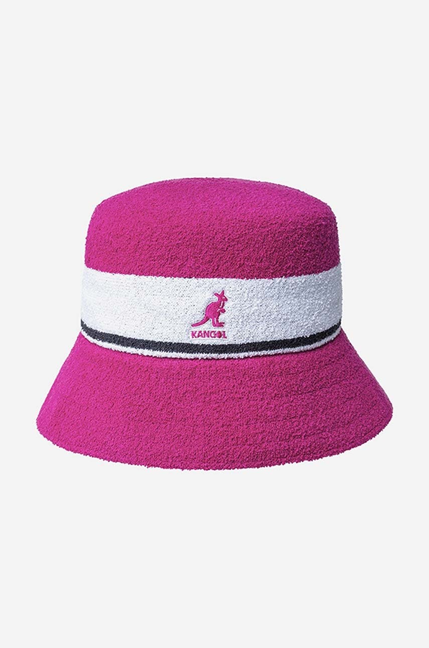 Καπέλο Kangol Bermuda Bucket χρώμα: ροζ