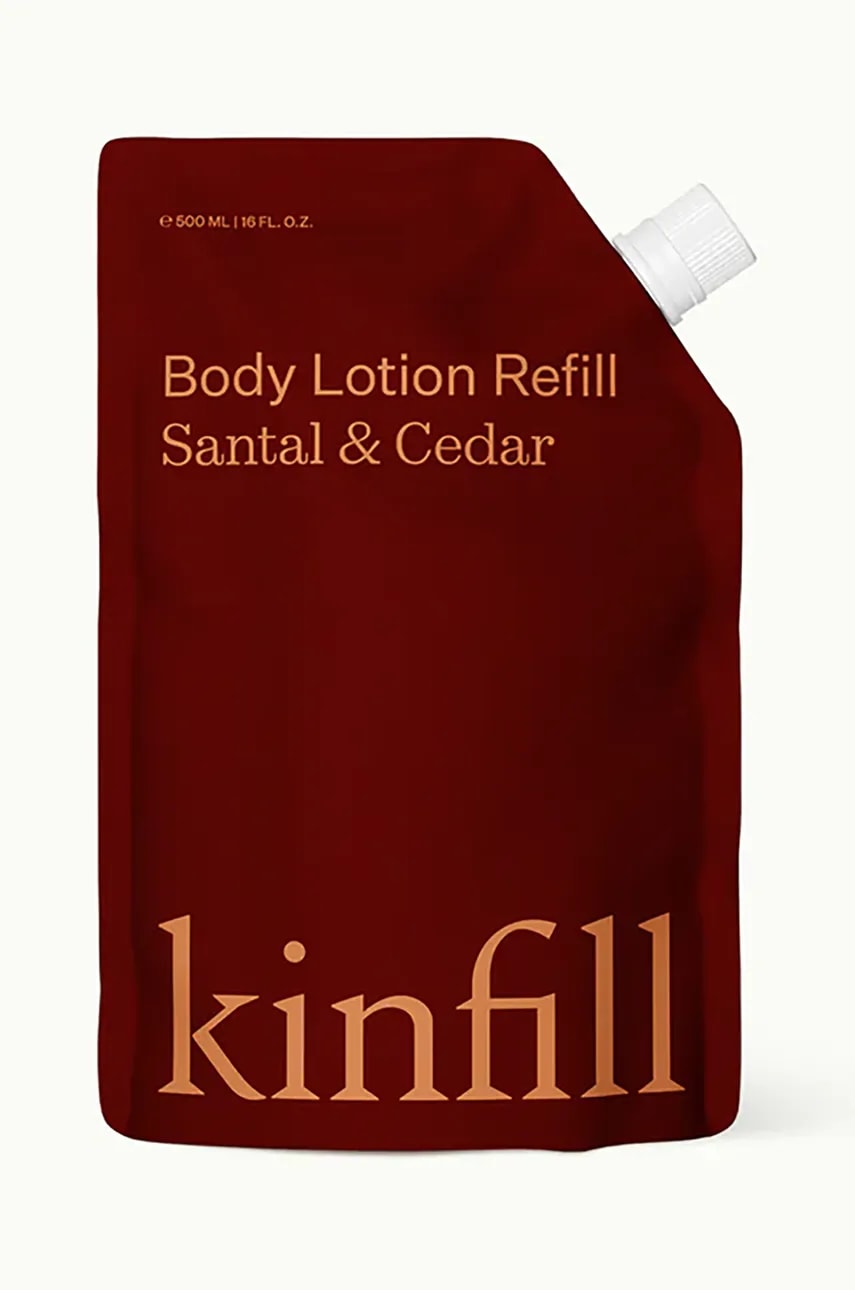 Ανταλλακτικό για λοσιόν σώματος Kinfill Santal & Cedar 500 ml