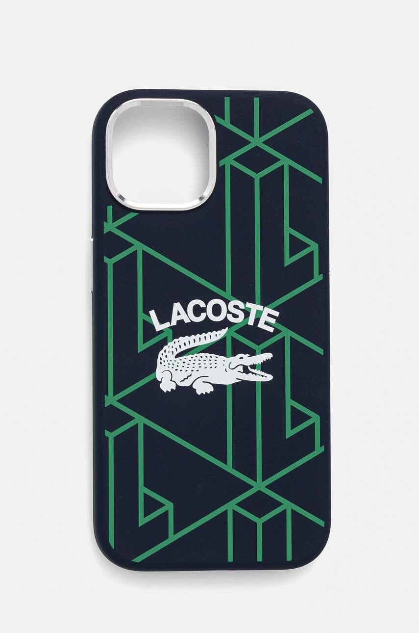 Θήκη κινητού Lacoste iPhone 15 / 14 / 13 6.1 χρώμα: ναυτικό μπλε, LCHMP15SSBIV
