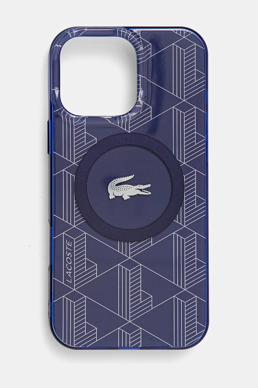 Θήκη κινητού Lacoste iPhone 16 Pro Max 6.9 χρώμα: ναυτικό μπλε, LCHMP16XUBSV