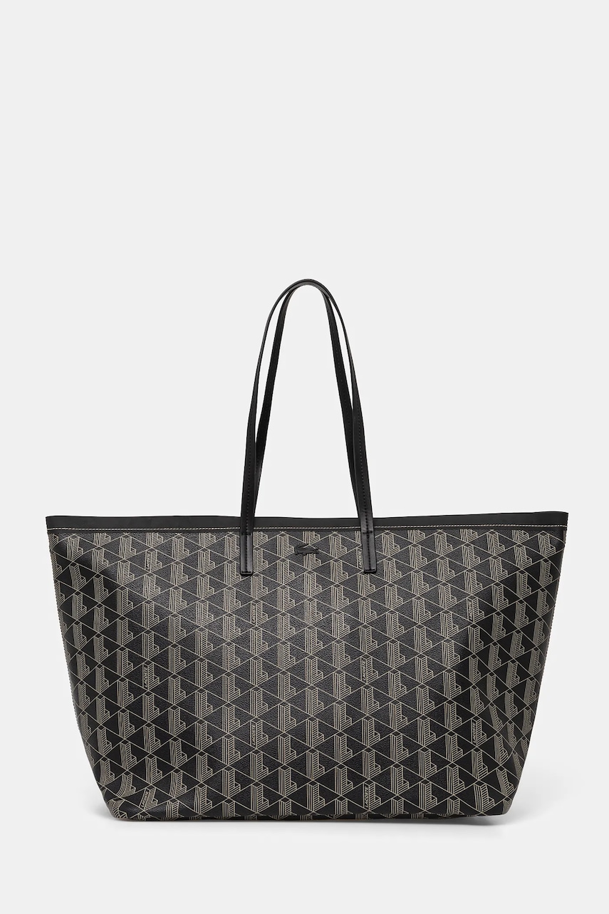 Τσάντα Lacoste χρώμα: μαύρο, NF5002ZE