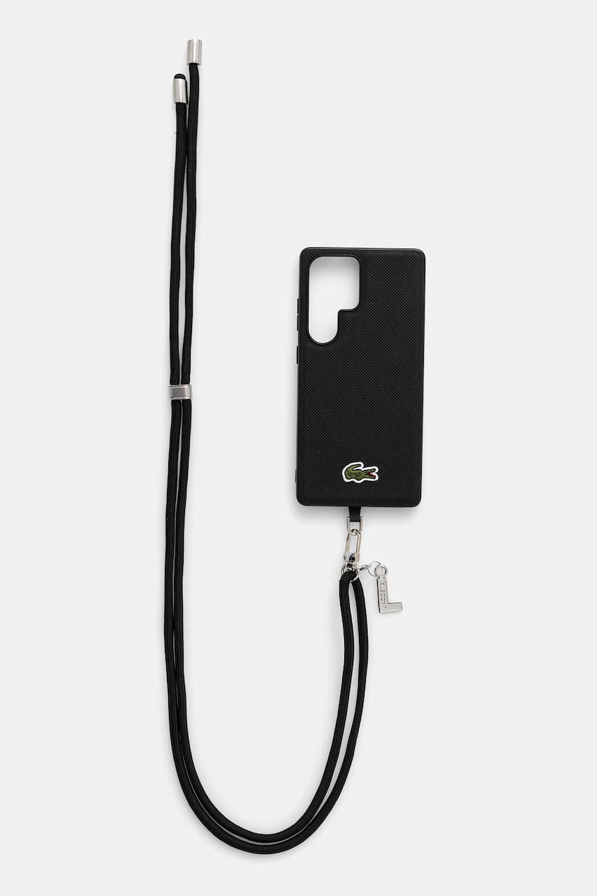 Θήκη κινητού Lacoste Samsung Galaxy S25 Ultra χρώμα: μαύρο, LCHMBCS25LPVCK