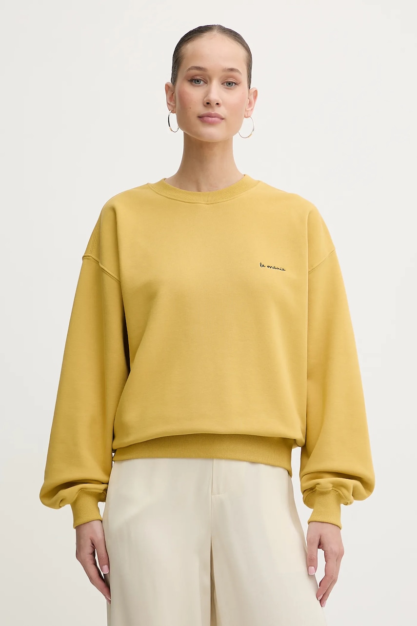 Μπλούζα La Mania KIANA χρώμα: κίτρινο, KIANA