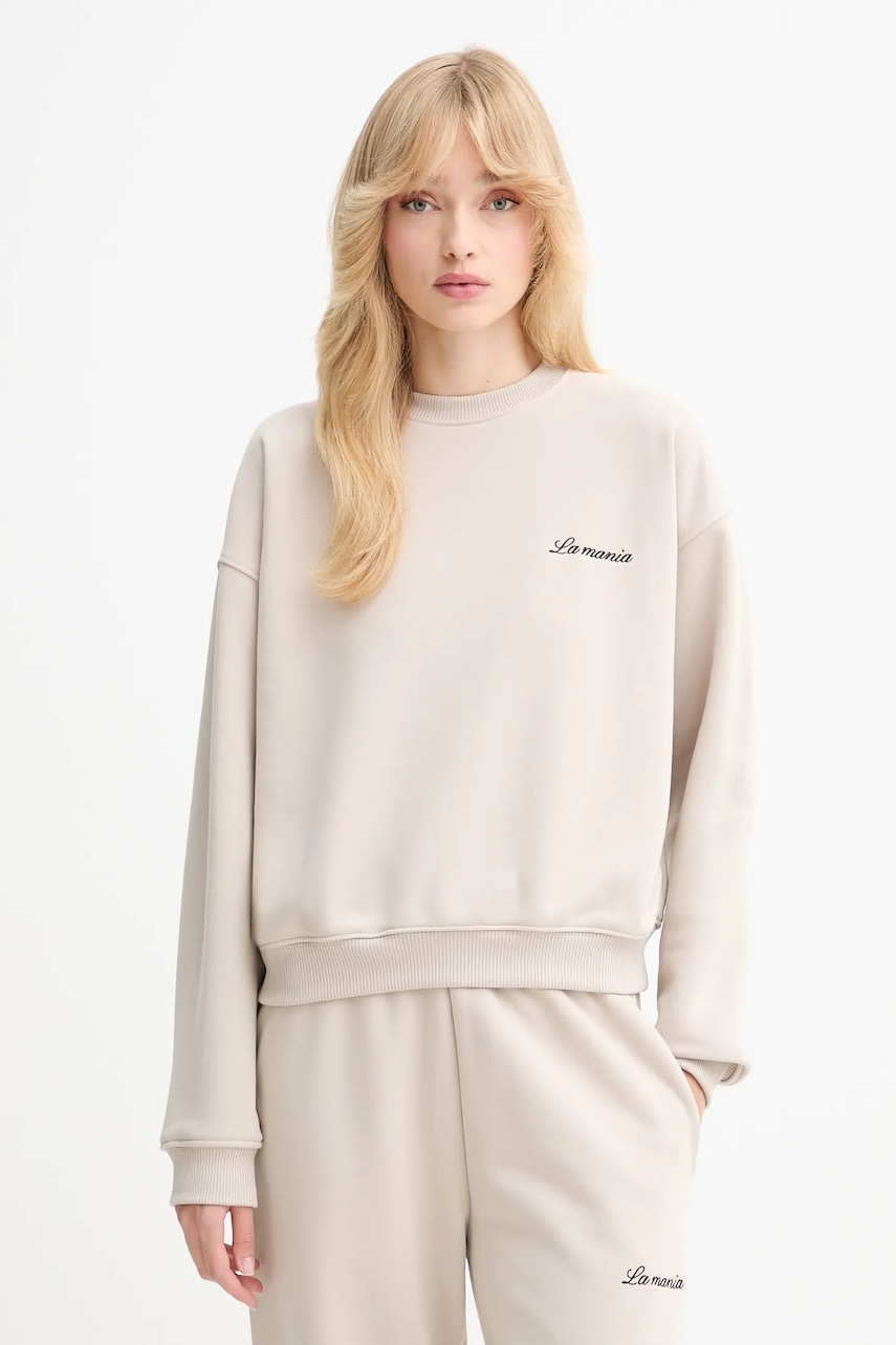 Μπλούζα La Mania ROYAL χρώμα: μπεζ, ROYAL