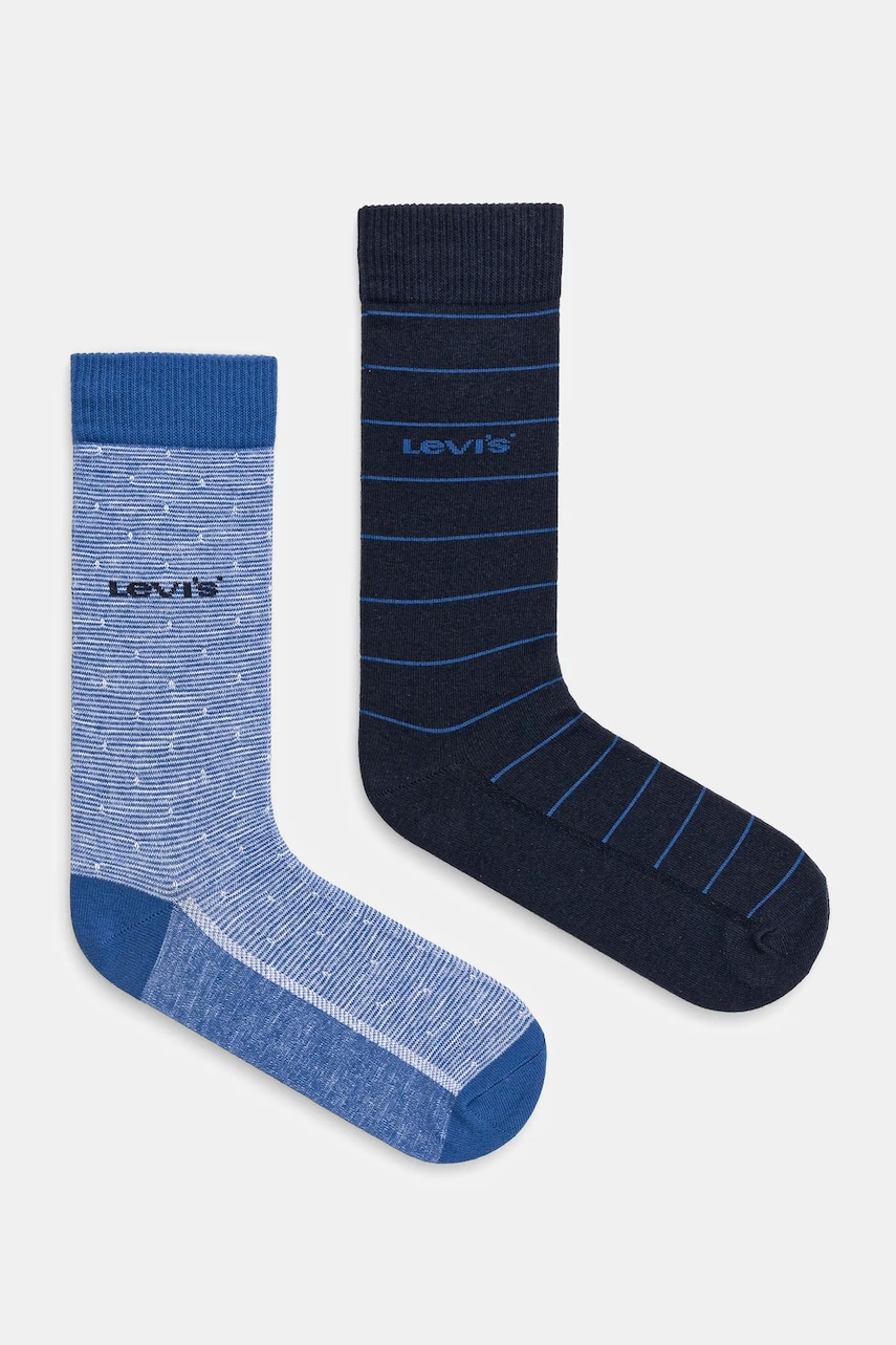 Κάλτσες Levi's 2-pack χρώμα: μοβ, 37157-1204