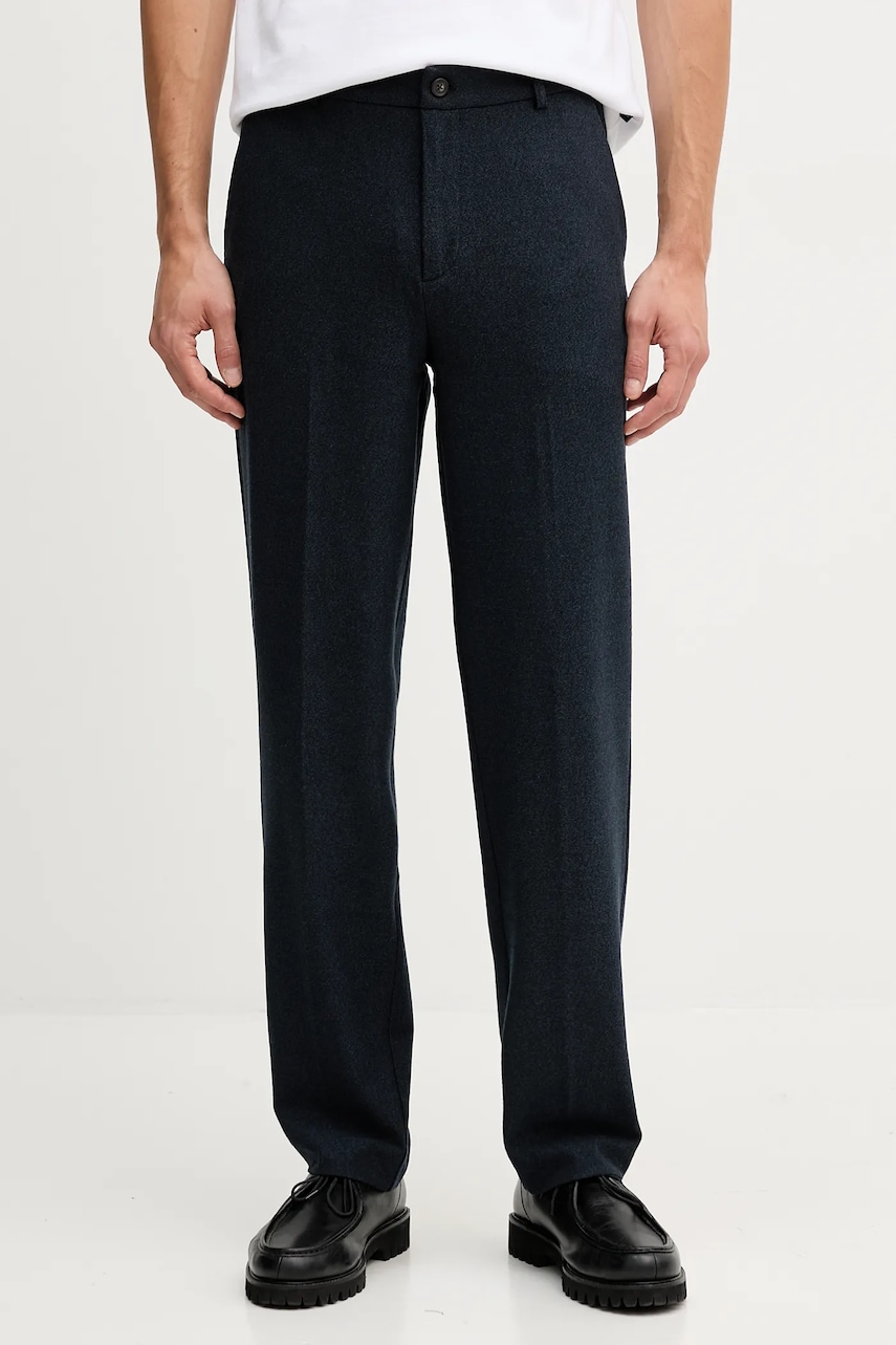 Παντελόνι Lindbergh χρώμα: ναυτικό μπλε, 30.001052